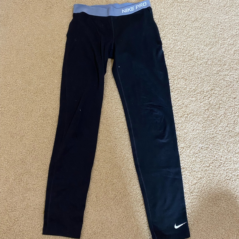 Black Nike Nike pro thermal leggings